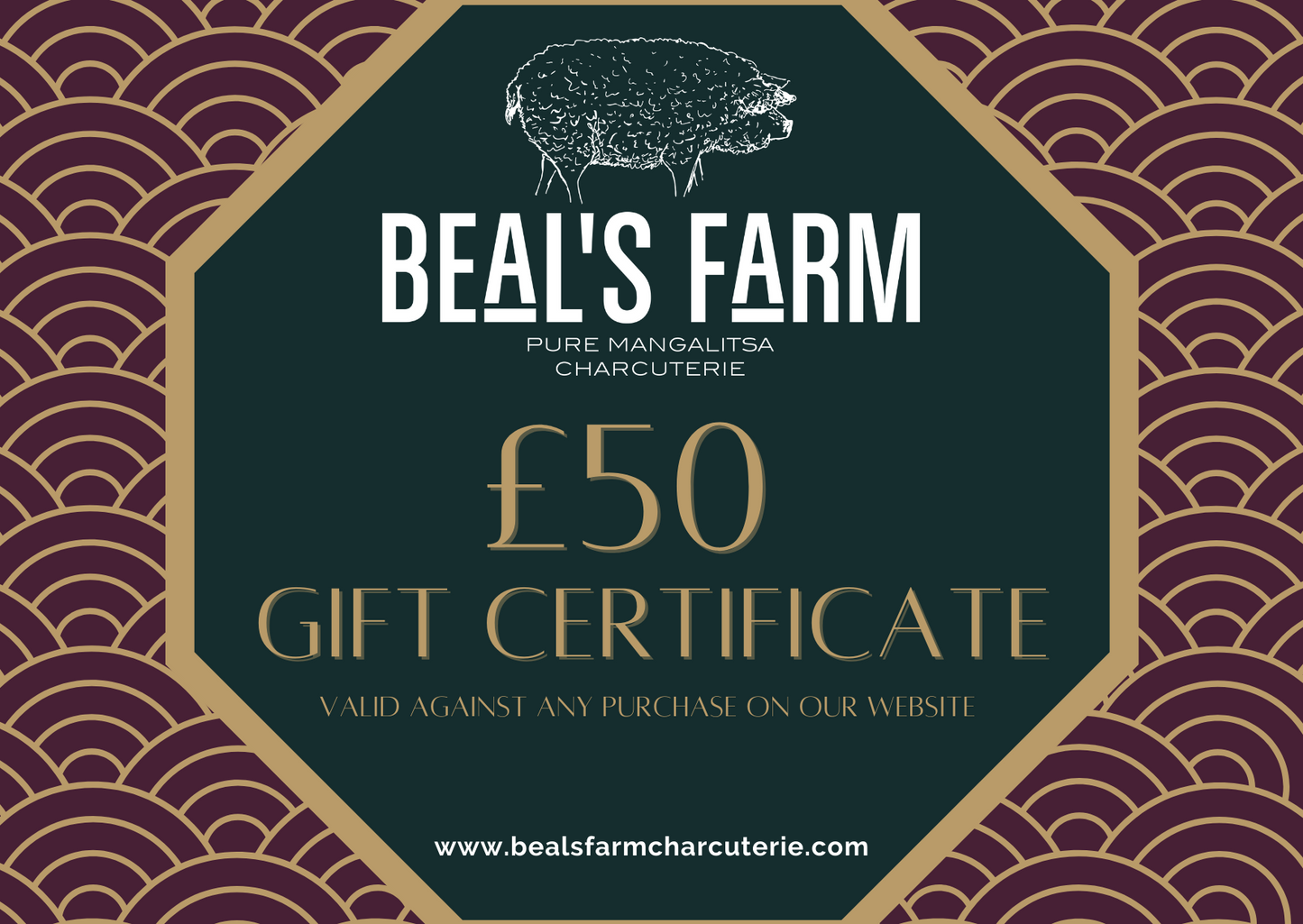 BEAL’S FARM GIFT CERTIFICATES