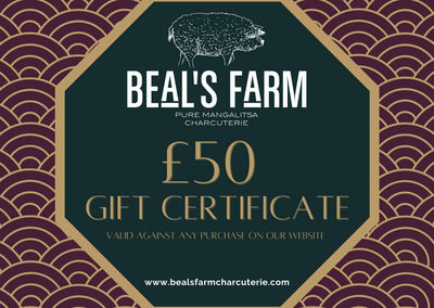 BEAL’S FARM GIFT CERTIFICATES
